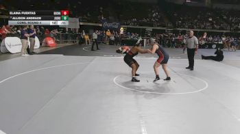 G 165 lbs Cons. Round 4 - Allison Andrade, John Ehret Girls vs Elaina Fuentas, Belle Chasse Girls