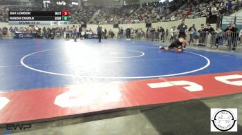 113 lbs Round Of 64 - Dax London, Mustang Middle School vs Kason Caudle, Broken Bow