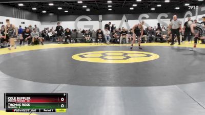 112 lbs Round 3 (6 Team) - Cole Buffler, Steller Trained vs Thomas Ross, Triumph