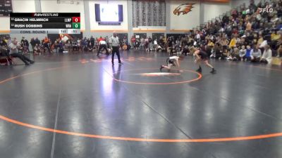 60 lbs Cons. Round 1 - Gracin Helmrich, Lisbon Lion Mat Pack vs Rush Dobbins, Wrath