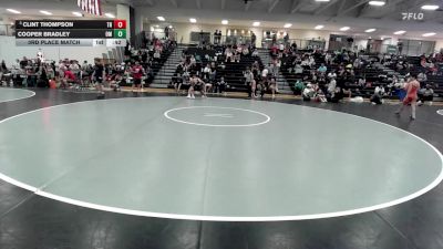 110 lbs 3rd Place Match - Clint Thompson, The Hideout vs Cooper Bradley, Open Mats