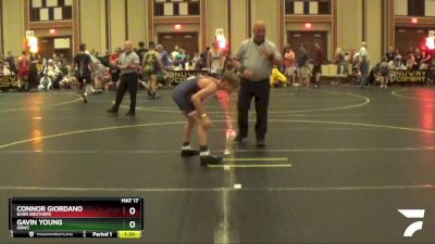 107 lbs Quarterfinal - Gavin Young, OBWC vs Connor Giordano, Barn Brothers
