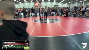 49 lbs Champ. Round 1 - Carter Gore, Red Lion Wrestling Club vs Parker Scruggs, Guerrilla Wrestling Associatio