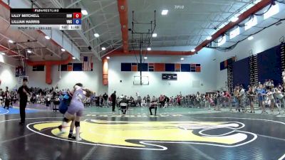 121-132 lbs Round 3 - Lilly Mitchell, Hanover Hawkeye Wrestling vs Lillian Harris, Viking Wrestling Club