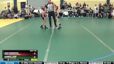 50 lbs Cons. Semi - Jack Pederson, Summit Wrestling Academy vs Korbin Lanik, MN Elite Wrestling