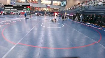132 lbs Cons. Quarter - Luke Webb, Rockwall vs Cohen Manning, Prosper