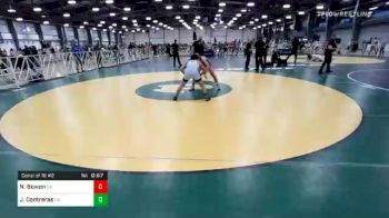 145 lbs Consolation - Nathan Bowen, GA vs Joseph Contreras, CA