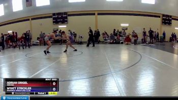 120 lbs Cons. Round 4 - Adrian Origel, Indiana vs Wyatt Strickler, Maverick Wrestling Club