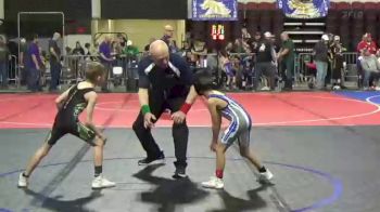 50 lbs Champ. Round 3 - Gavin Moser, Colstrip Wrestling Club vs Rowan Ricci, Heights Wrestling Club