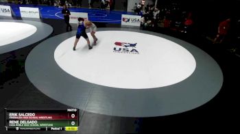 215 lbs Cons. Round 2 - Rene Delgado, Casa Roble High School Wrestling vs Erik Salcedo, Firebaugh High School Wrestling