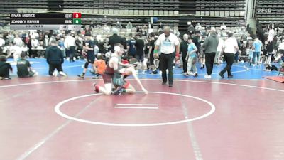 121 lbs Rr Rnd 9 - Ryan Mertz, Gentile Trained - MSE vs Johnny Erven, Dark Horse - MSE