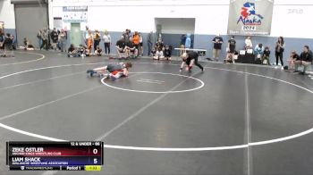 86 lbs Quarterfinal - Liam Shack, Avalanche Wrestling Association vs Zeke Ostler, Anchor Kings Wrestling Club