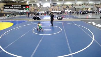 45 lbs Cons. Round 3 - Bobby Dean McAllister, MC Wrestling Huskies vs Abraham Sparkman, Commanders Wrestling