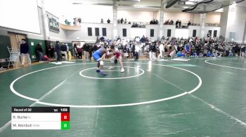 190 lbs Round Of 32 - Ryan Burke, Silver Lake vs Makinde Akinbuli, Cumberland