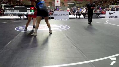 Quarters - Troy Ceja, Vasky Bros\Pitman Wrestling Club vs Angel Rodriguez, Centennial High School Wrestling