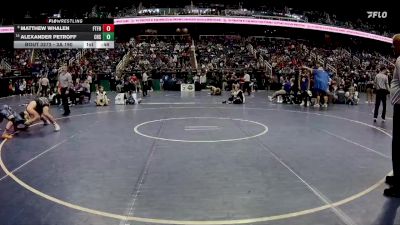 3A 190 lbs Cons. Round 2 - Alexander Petroff, Concord High School vs Matthew Whalen, Fred T. Foard High School