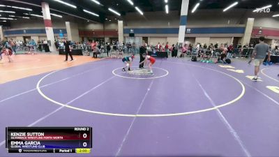 102 lbs Round 2 - Kenzie Sutton, Silverback Wrestling Forth Worth vs Emma Garcia, Global Wrestling Club