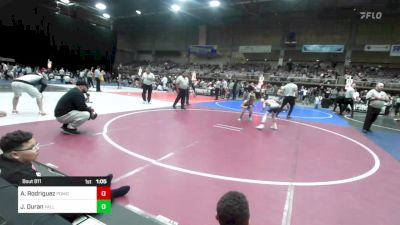 82 lbs Quarterfinal - Adam Rodriguez, Pomona Elite vs Jaxyn Duran, Valley Bad Boys