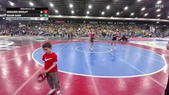 150 lbs 2nd Place Match - Riggin Sand, Ellendale-Edgeley-Kulm vs Benjamin Beesley, Rider Wrestling