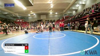 61 lbs Quarterfinal - Paden Rumsey, Pawhuska Elks Takedown vs Billy Roberts, Greater Heights Wrestling