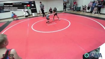 55 lbs Consolation - Elliott Fox, Locust Grove Youth Wrestling vs Kai'Aar Roberson, Grove Takedown Club