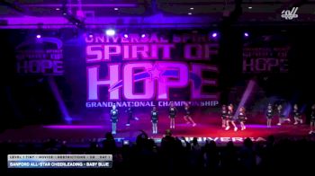 Sanford All-Star Cheerleading - Baby Blue [2026 L1 Tiny - Novice - Restrictions - D2 Day 1] 2026 Spirit of Hope Grand Nationals
