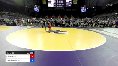 126 lbs Rnd Of 128 - Andrew Lucero, CA vs Carsten Burkemper, MO