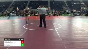 138 lbs Consi Of 16 #2 - Mario De La Torre, Team Quest vs Cannon Montoya, Atc