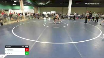 182 lbs Consi Of 32 #1 - Jude Monaco, LA vs Jagger Gray, PA