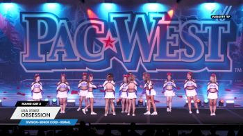 USA Starz - Obsession [2025 L6 Senior Coed - XSmall Day 2] 2025 PacWest Grand Nationals