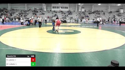 152 lbs Round Of 16 - Kai Lewis, VA vs Badesire Lubala, GA