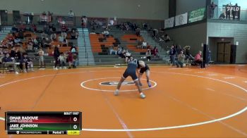 128 lbs Championship Bracket - Omar Badovie, James Clemens HS vs Jake Johnson, Buckhorn