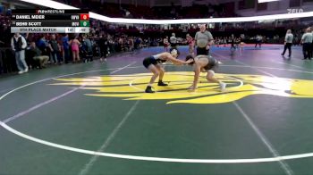 132 lbs 9th Place Match - Behr Scott, Mountain View vs Daniel Meier, Owyhee