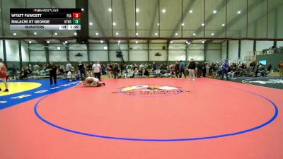 U16 FK - 150 lbs Quarters - Malachi St George, Hanford Tyrants Wrestling Club vs Wyatt Fawcett, Pioneer Grappling Academy