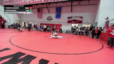 HS 100 lbs Quarterfinal - Silver Belvin, SHAWNEE vs Yadelyn Gavirio, Dumas