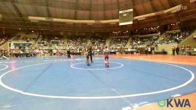 46 lbs Round Of 32 - Edwin Richardson, Choctaw Ironman Youth Wrestling vs Kellen Daniels, Pin-King All Stars