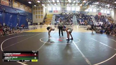 120 lbs Quarterfinals (8 Team) - Jordyn Valle, Hernando vs Landon Stewart, Palm Bay