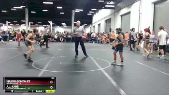 92 lbs Round 3 (4 Team) - A.J. Kane, Steller Trained Krayt vs Mason Gonzalez, Rough House