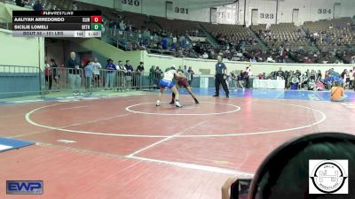 101 lbs Round Of 16 - Aaliyah Arredondo, Clinton, Ok vs Sicilie Lomeli, Bethel