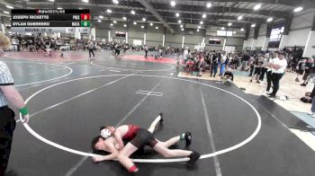 98 lbs Round Of 16 - Joseph Ricketts, Prescott Valley Bighorns vs Dylan Guerrero, Matador Wrestling Club