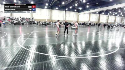 138 lbs Round Of 16 - Paul Cristafaro, Youth Impact Center Wrestling Club vs Jaiden Zajni, Ponte Vedra High School