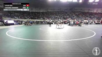 G5A-105 lbs Quarterfinal - Kylie Leal, Elk City-Girls vs Savanna Hendren, Pawhuska-Girls
