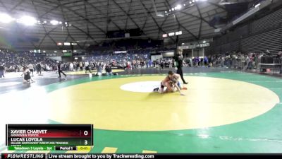 126 lbs Quarterfinal - Xavier Charvet, Grandview Popeye vs Lucas Loyola, Inland Northwest Wrestling Training Center