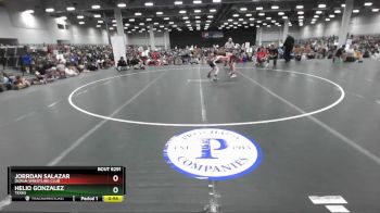 88 lbs Cons. Round 2 - Helio Gonzalez, Texas vs Jorrdan Salazar, Duran Wrestling Club