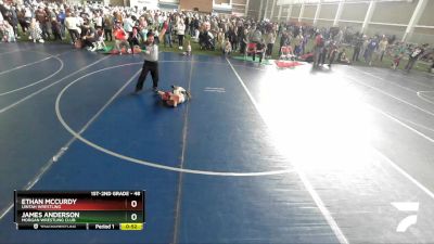 48 lbs Cons. Round 2 - Ethan McCurdy, Uintah Wrestling vs James Anderson, Morgan Wrestling Club