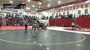 144 lbs Quarterfinal - Charles Lahey, Dubuque Hempstead (JV) vs Ty Sander-Welzien, Clinton