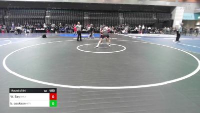 126 lbs Round Of 64 - Wah Nay Say, New Plymouth vs Brigham Cookson, Mountain View (UT)