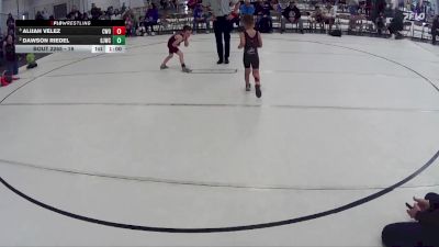 19 lbs 5th Place Match - Dawson Riedel, Gothenburg Junior Wrestling Club vs Alijah Velez, CWO