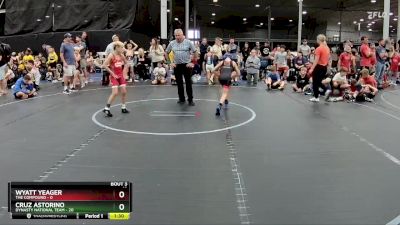 64 lbs Placement (4 Team) - Cruz Astorino, Dynasty National Team vs Wyatt Yeager, The Compound