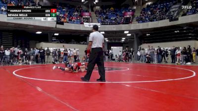 110 lbs Champ. Round 2 - Hannah Chong, Unattached vs Nevada Wells, Erie